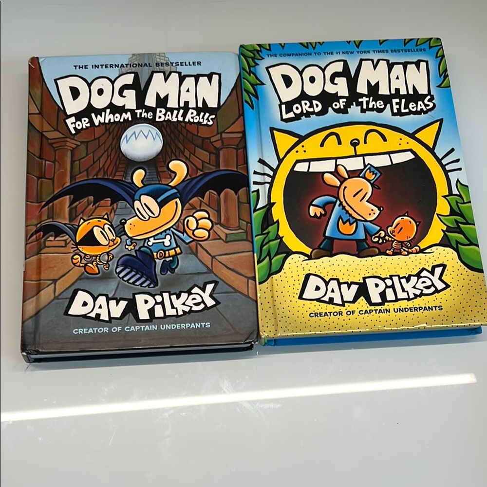 Dog Man Book Set of 2